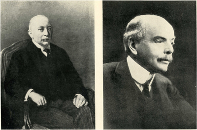 ALFRED BEIT, ESQ (left) and SIR ALEXANDER JAMESON, C.B. (right)